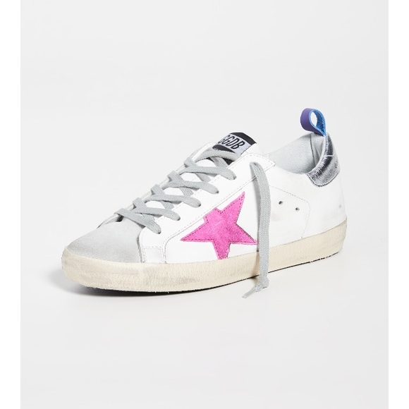 Golden Goose Superstar White/Navy/Multi sz 39 NIB - Picture 1 of 7